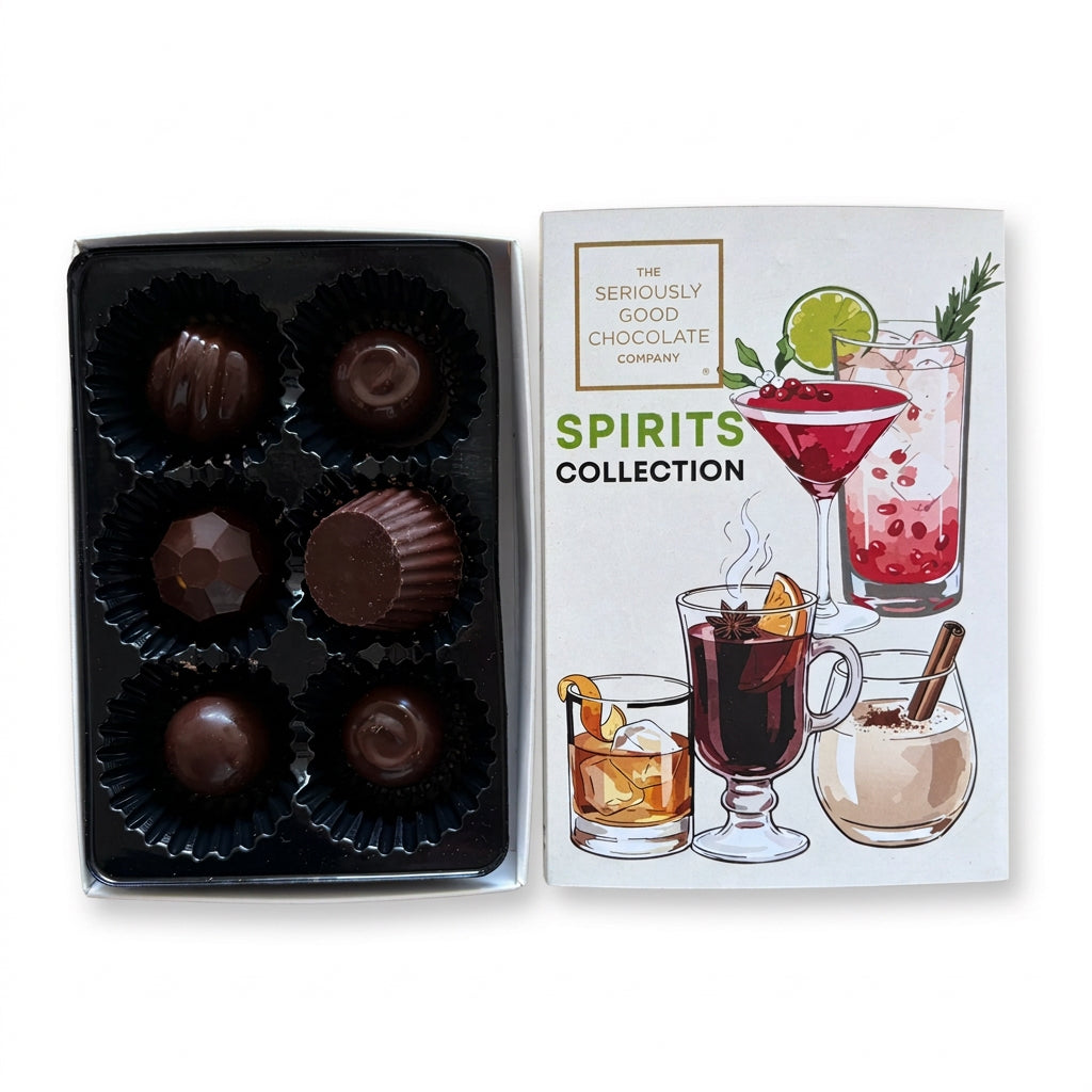 Keeping Spirits Bright, Christmas Cocktails, 6 Piece Box