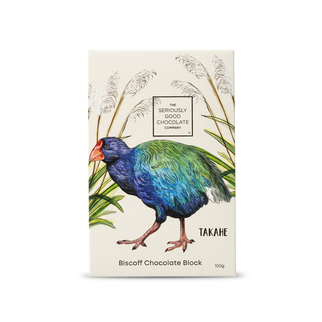 NZ Native Birds - Takahe - Biscoff, Chocolate Block