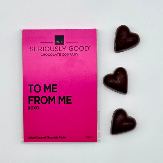 "To Me From Me" Salty Caramel Chocolate Block