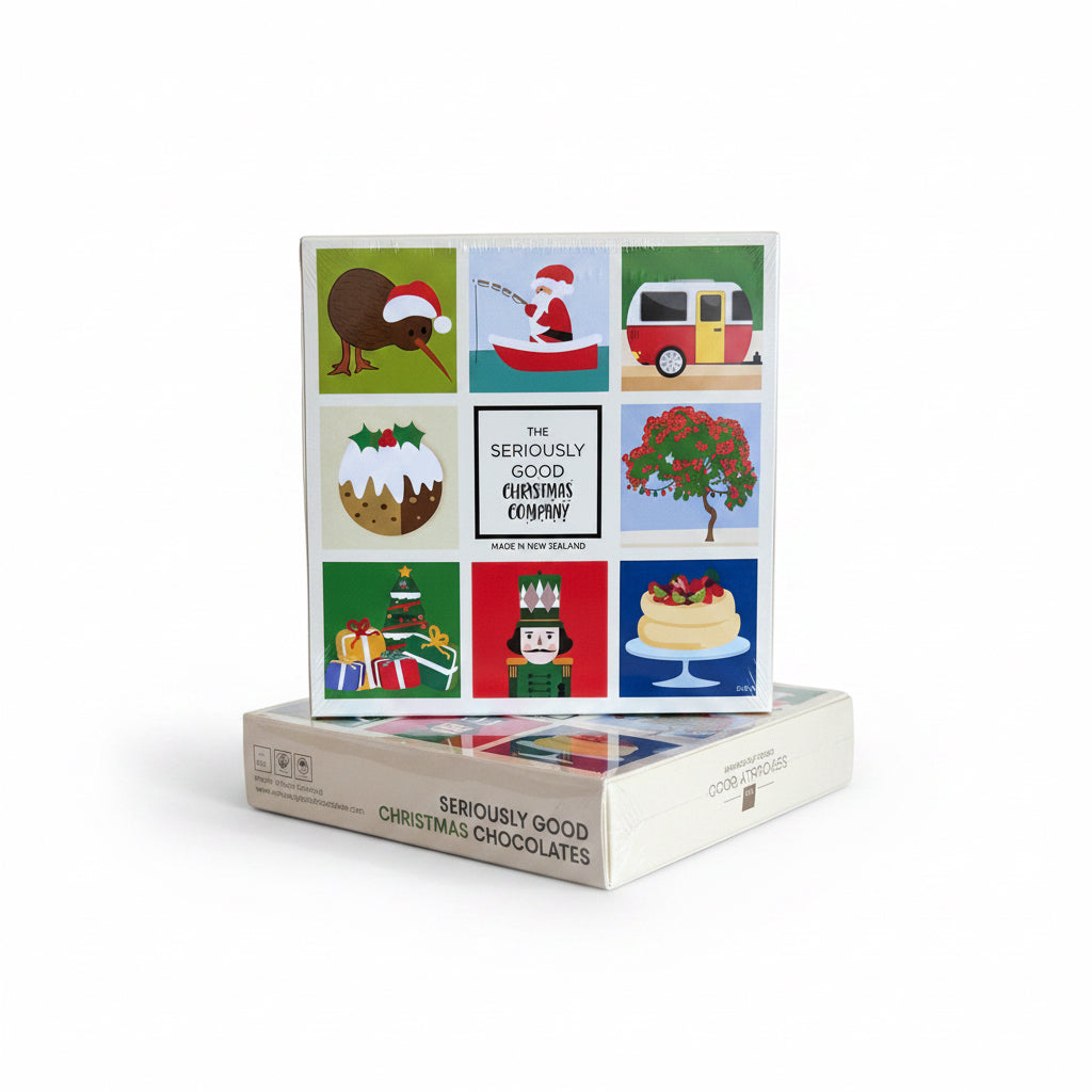 Kiwiana Christmas icons, 16 Piece Box