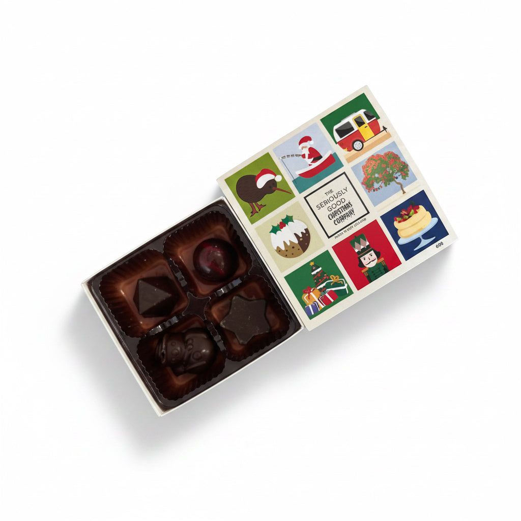 Kiwiana Christmas Icons, 4 Piece Box