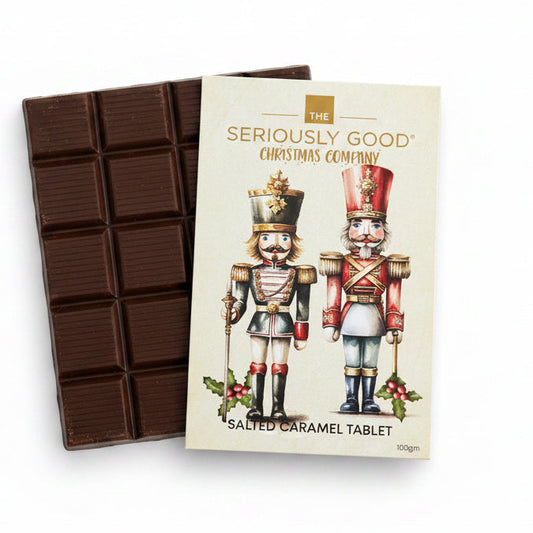 Vintage Christmas, Nutcracker, Salted Caramel Chocolate Block