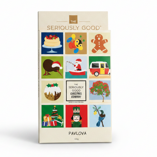 Kiwiana Christmas icons, Pavlova Chocolate Block