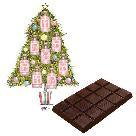 Pink Gin Christmas Tree, Chicane, Chocolate Block