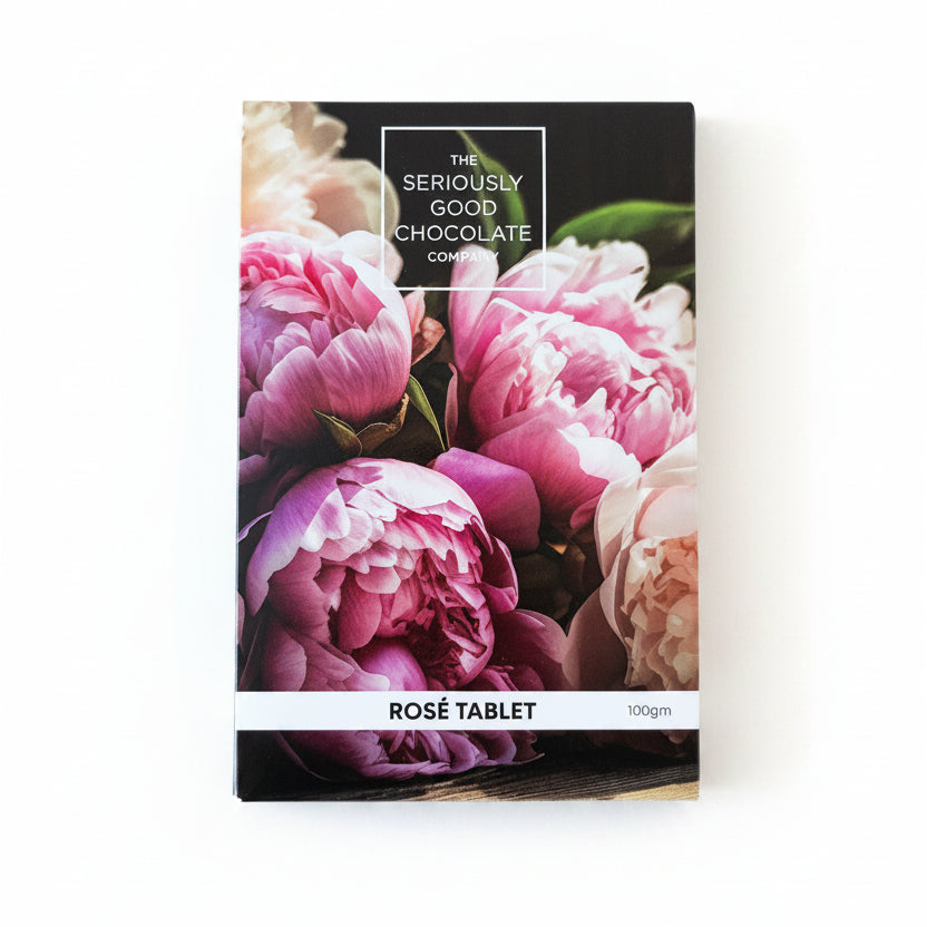 Flowers Collection, Rosé infusion Chocolate Block