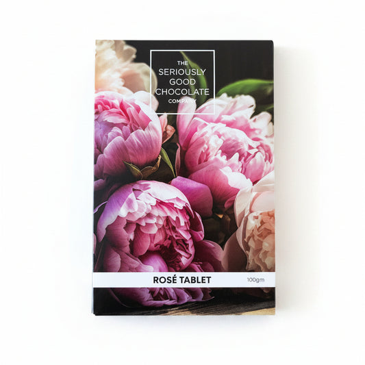 Flowers Collection, Rosé infusion Chocolate Block