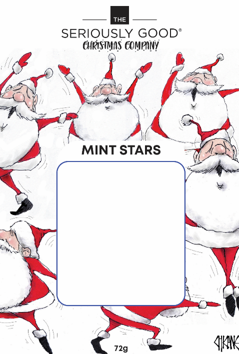 Chicane Dancing Santa Mint Chocolates, Box