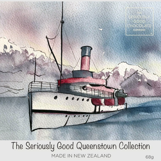 Queenstown Watercolour - Earnslaw, 4 Piece Box