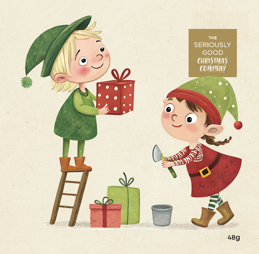Vintage Christmas, Naughty Elves, 4 Piece Box