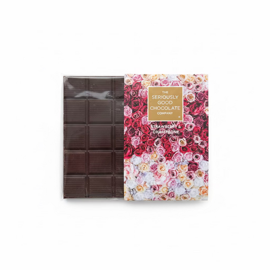 Bouquet Collection - Strawberry & Champagne, Chocolate Block