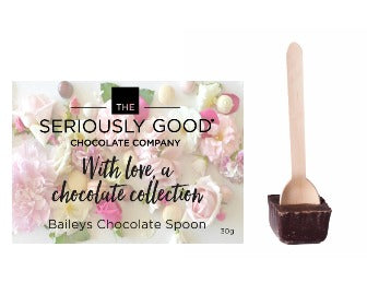 Baileys Handmade Chocolate Spoon indulgent valentines with love