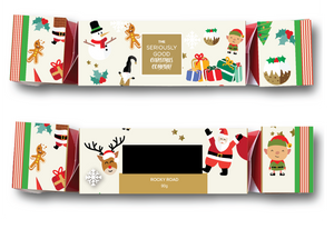 Christmas Cracker Chocolate_Filled Artisan Chocolate Seriously_Good 2022 NZ_Chocolate Rocky_Road