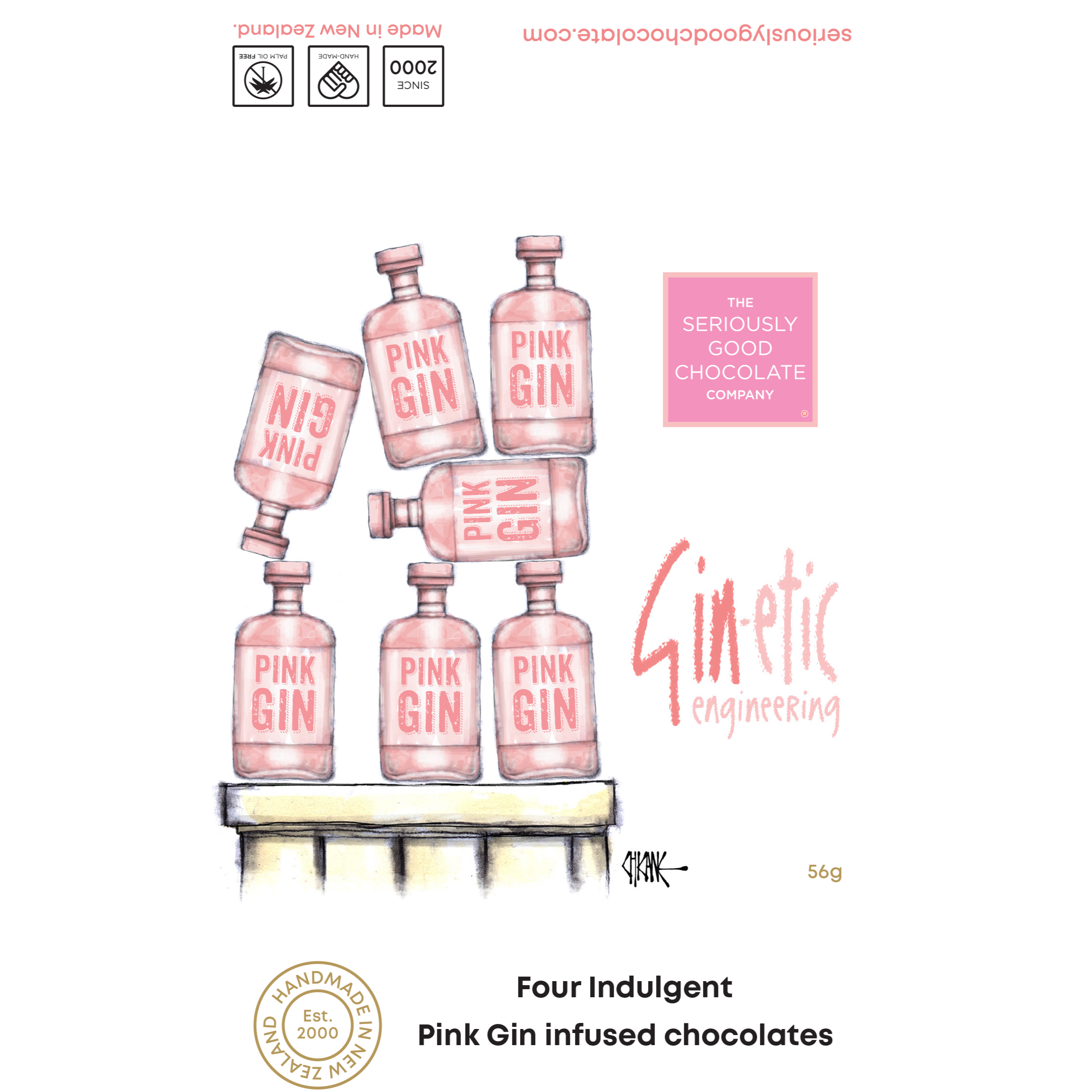 Mark Winter Pink Gin - Ginetic Engineering 4 Box