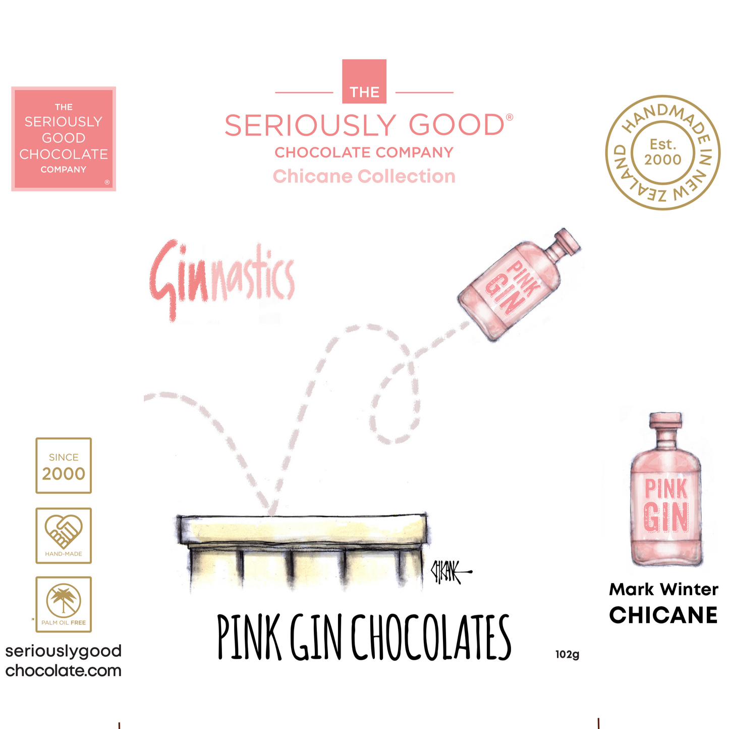 Pink Gin - Ginnastics - Chicane, 6 Piece Box