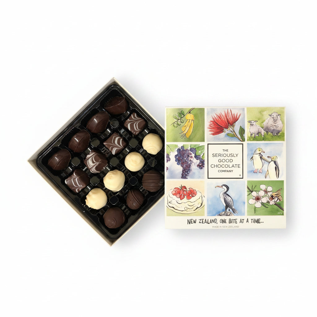 NZ Watercolour, One Bite at a Time, 16 Piece Box