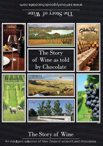 Story of Wine Chocolate vineyards, grape infused chocolate