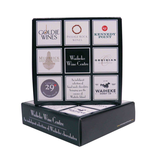 Waiheke Wine Centre Chocolates, 9 Piece Box