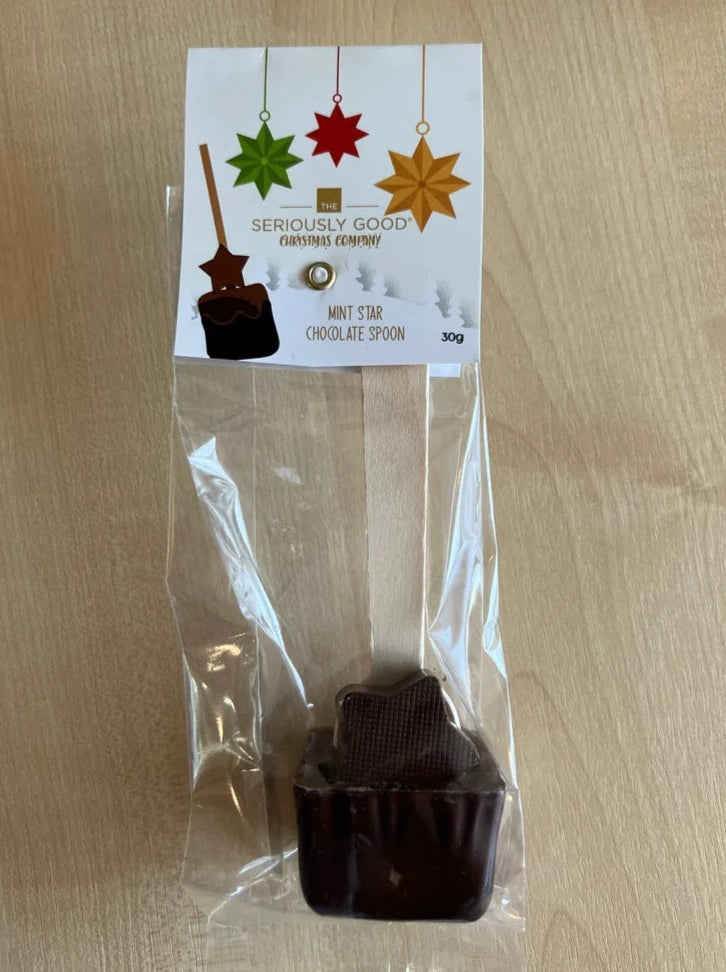Seriously Good Indulgent Chocolate Spoon Mint Star Christmas 2022