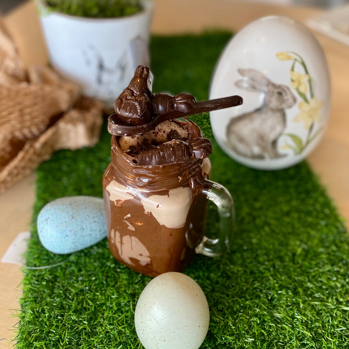 Easter Chocolate Marshmallow Spoon