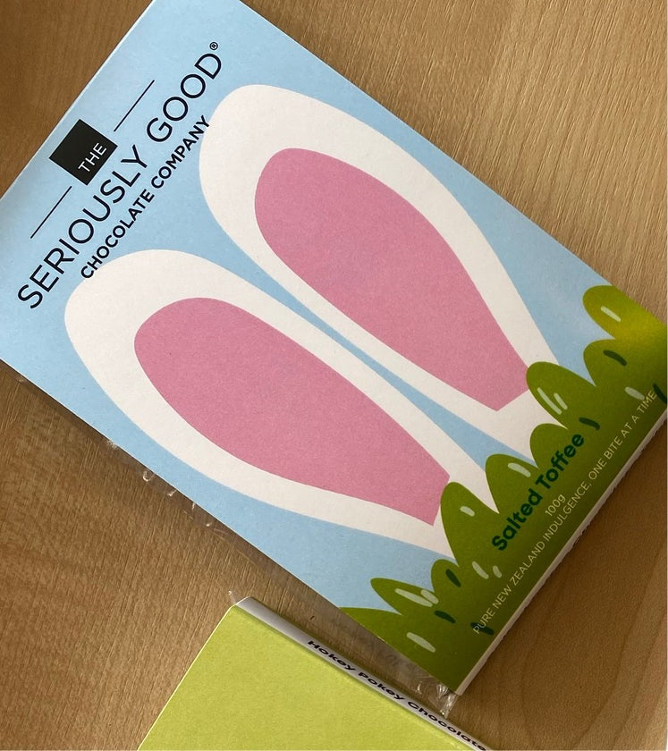 Bunny Ears - Salted Toffee, Chocolate Block