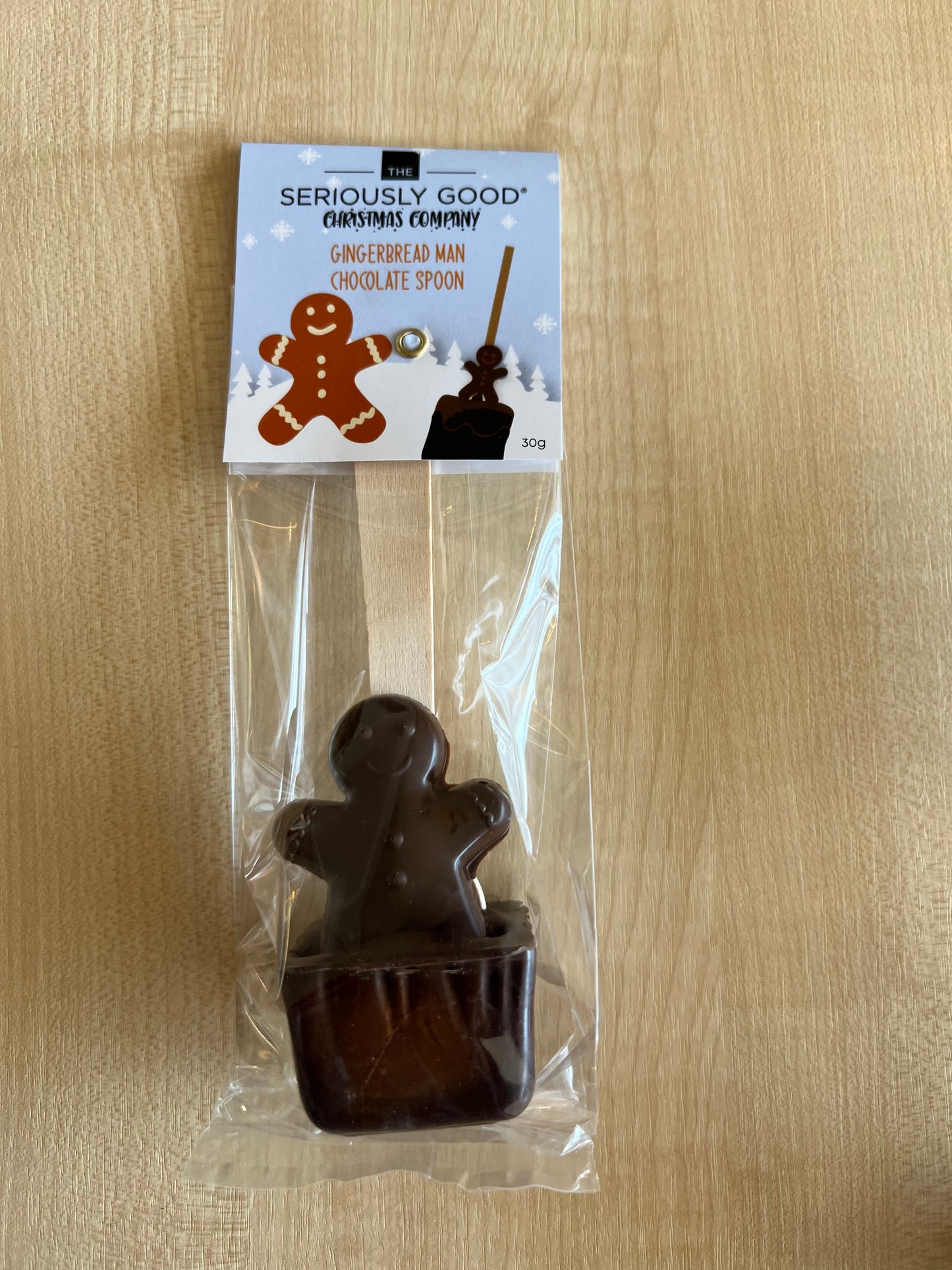 Seriously Good Indulgent Chocolate Spoon Gingerbread Man Christmas 2022