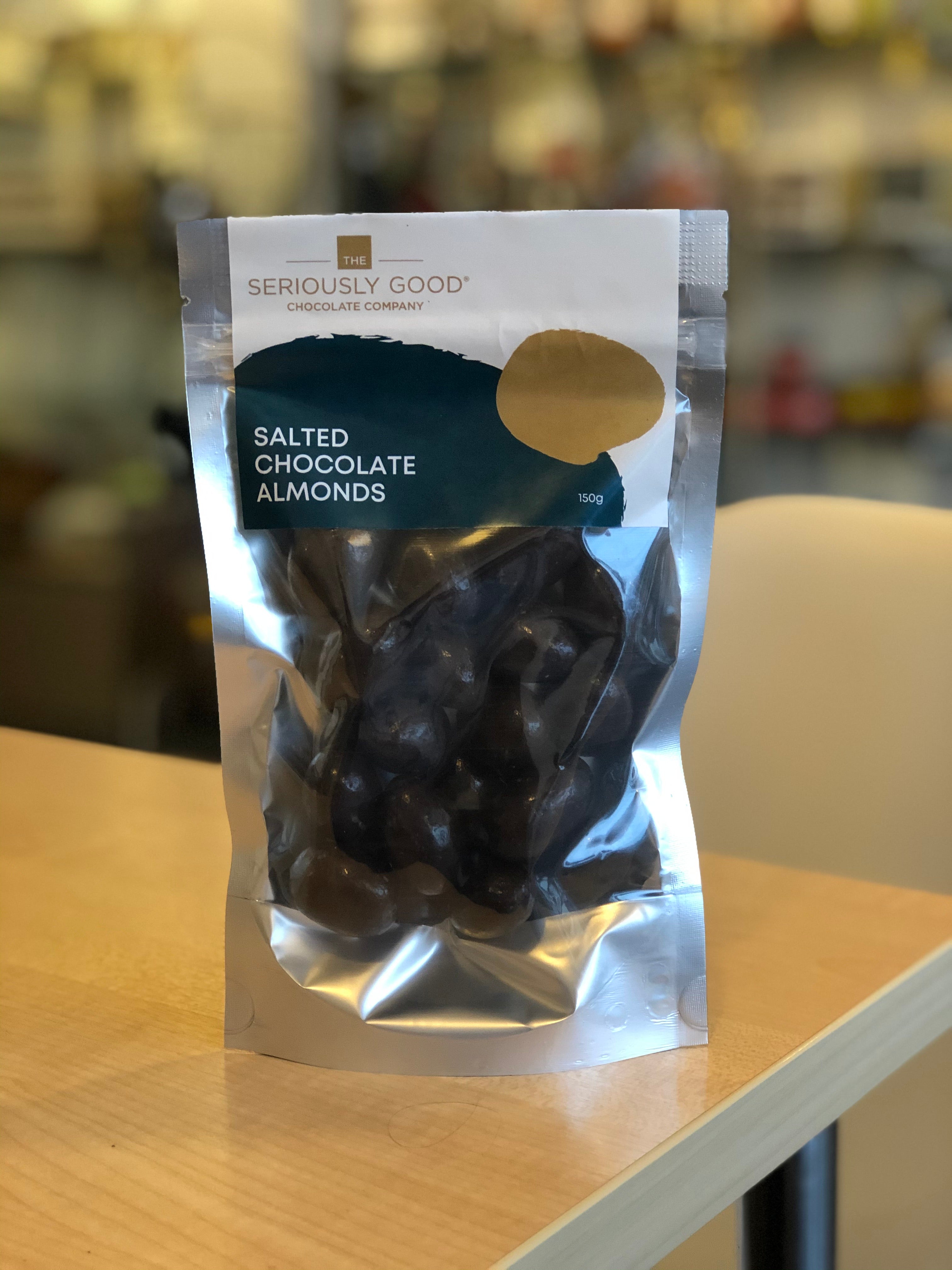 Chocolate Coated Salted Almonds  - Pouch